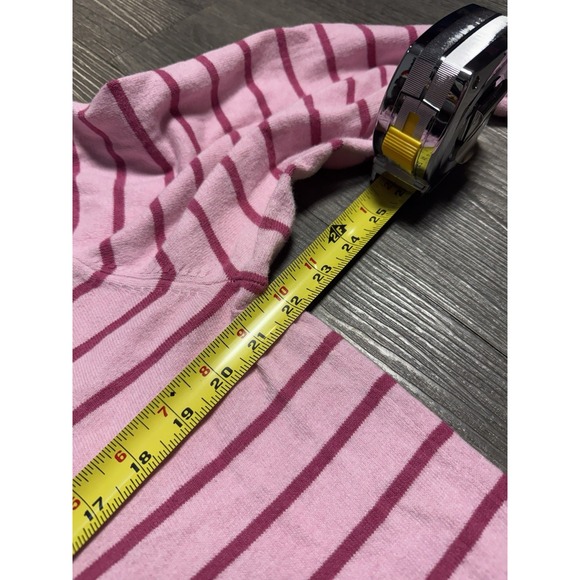 J CREW Cashmere Collared Sweater Vivid Fuchsia Oversized Sporty Women's XL - Picture 4 of 6